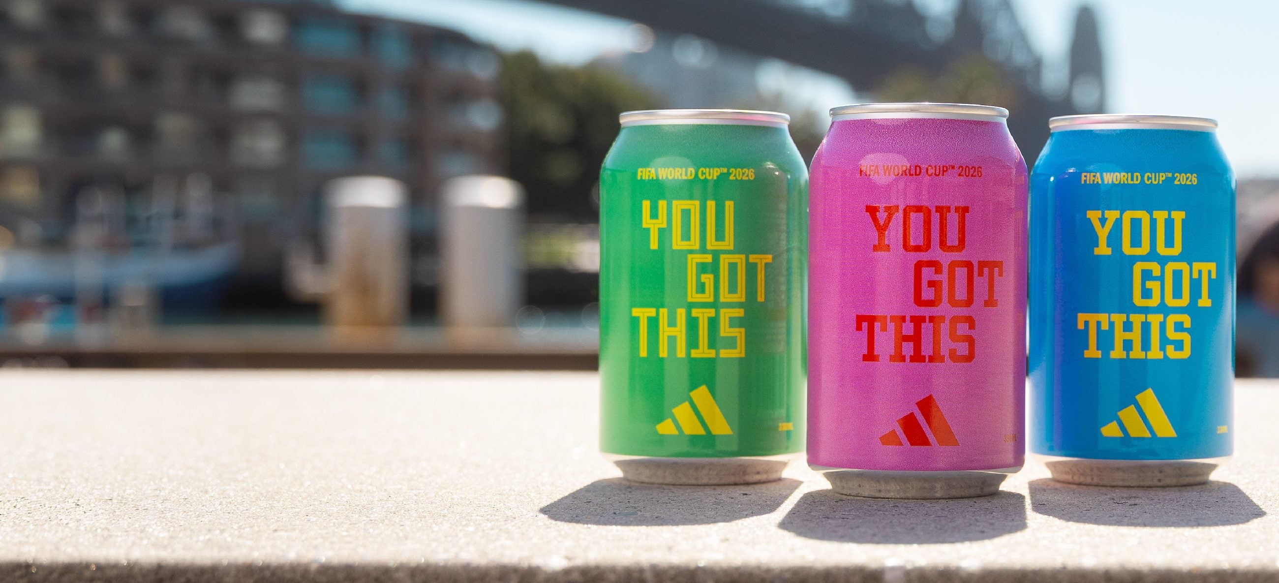 adidas FIFA World Cup 2026 branded cans